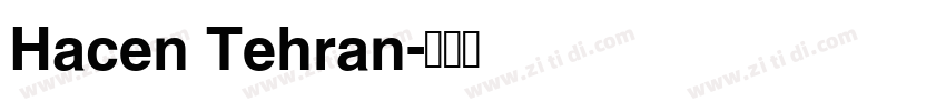 Hacen Tehran字体转换